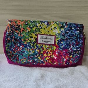 Shoshanna Vibrant Multicolor Cosmetic Bag
